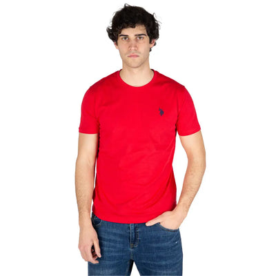 U.S. POLO ASSN. | T-shirt uomo a mezza manica paricollo in