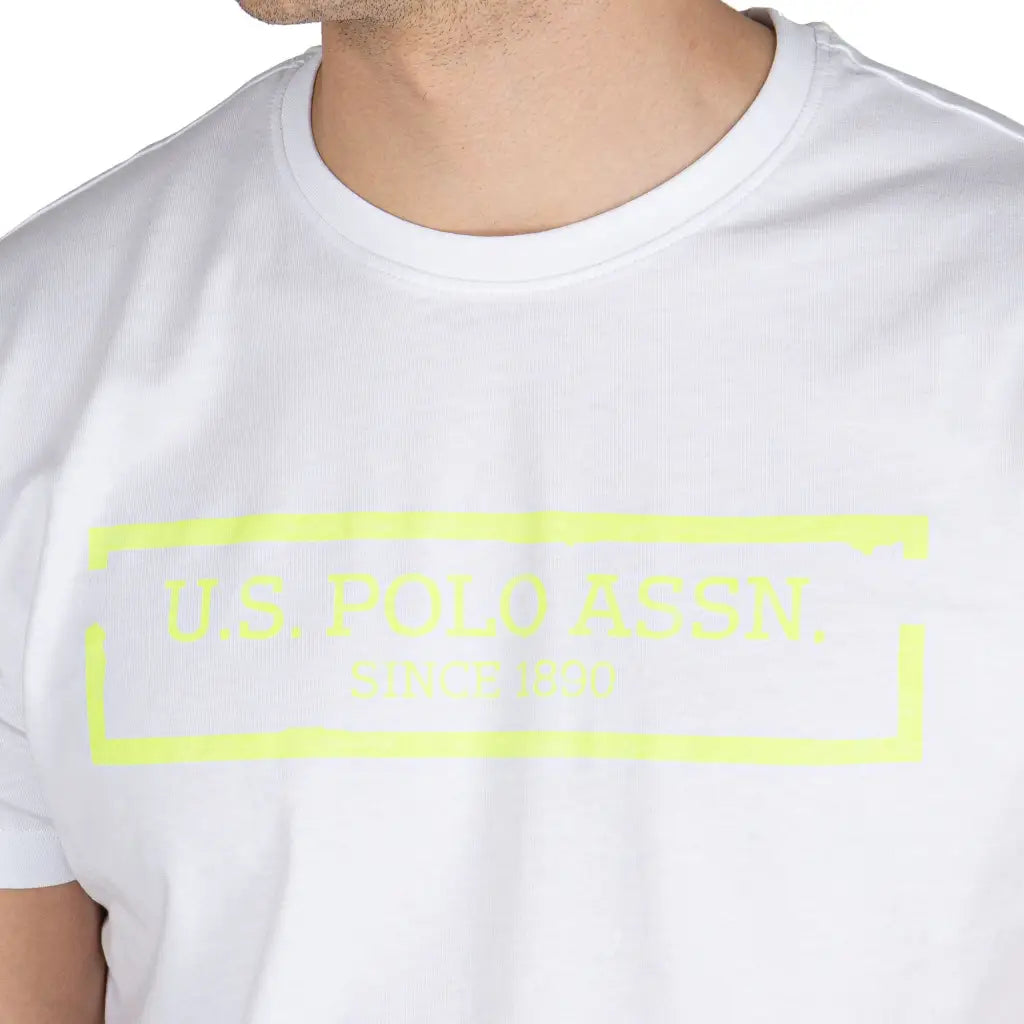 U.S. POLO ASSN. | T-shirt uomo a mezza manica paricollo