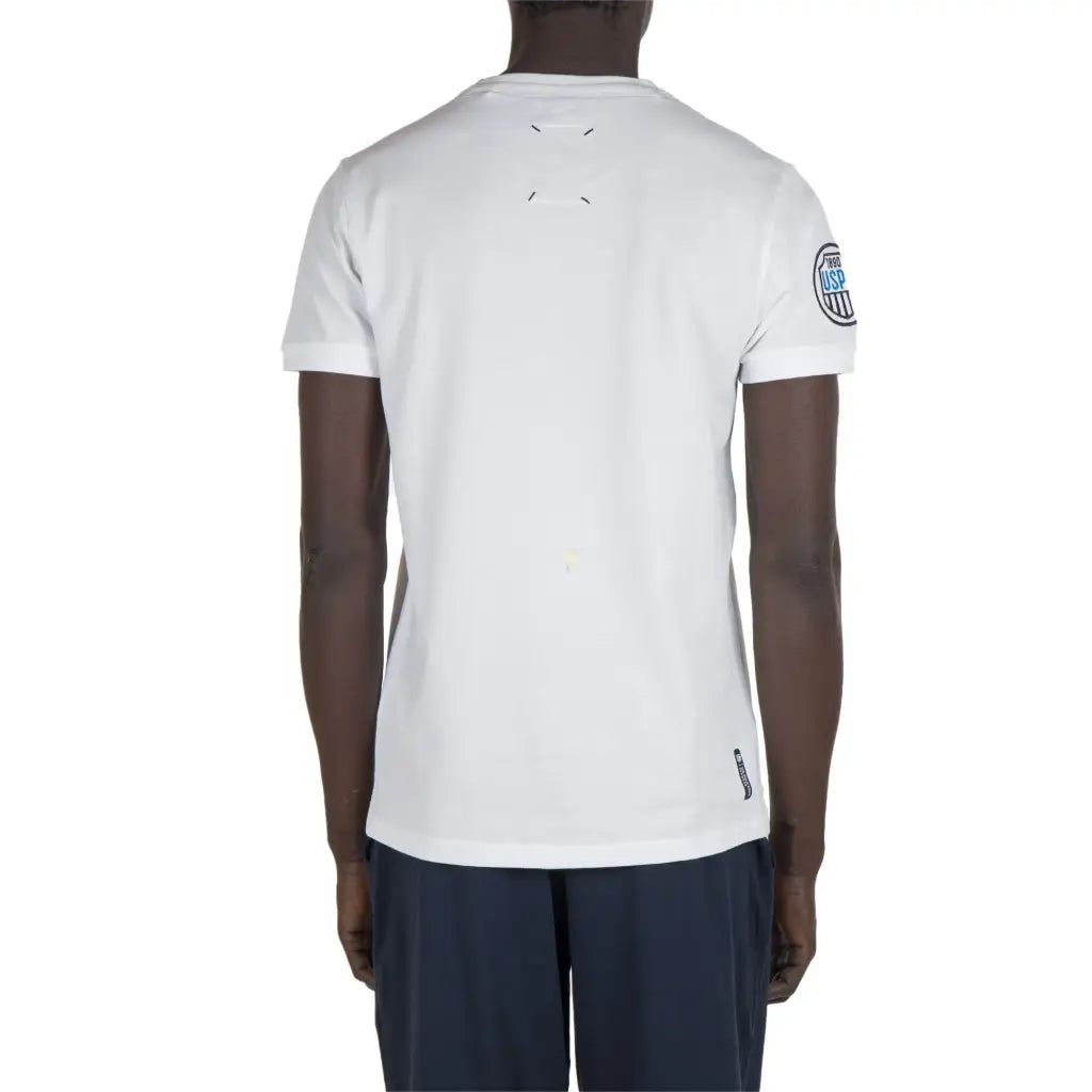 U.S. POLO ASSN. | T-shirt uomo a mezza manica paricollo in