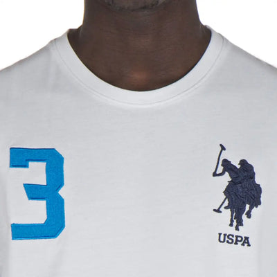 U.S. POLO ASSN. | T-shirt uomo a mezza manica paricollo
