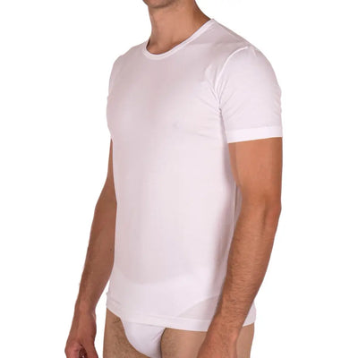 JULIPET | T-Shirt uomo mezza manica a paricollo in cotone