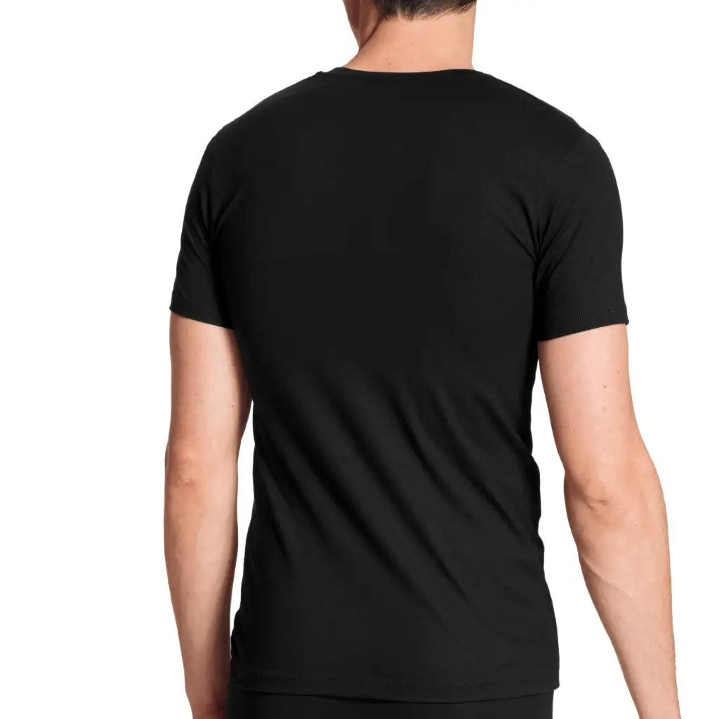 Calida t shirt uomo mezza manica scollo a v in cotone ela Mariotti Lab Digital Store