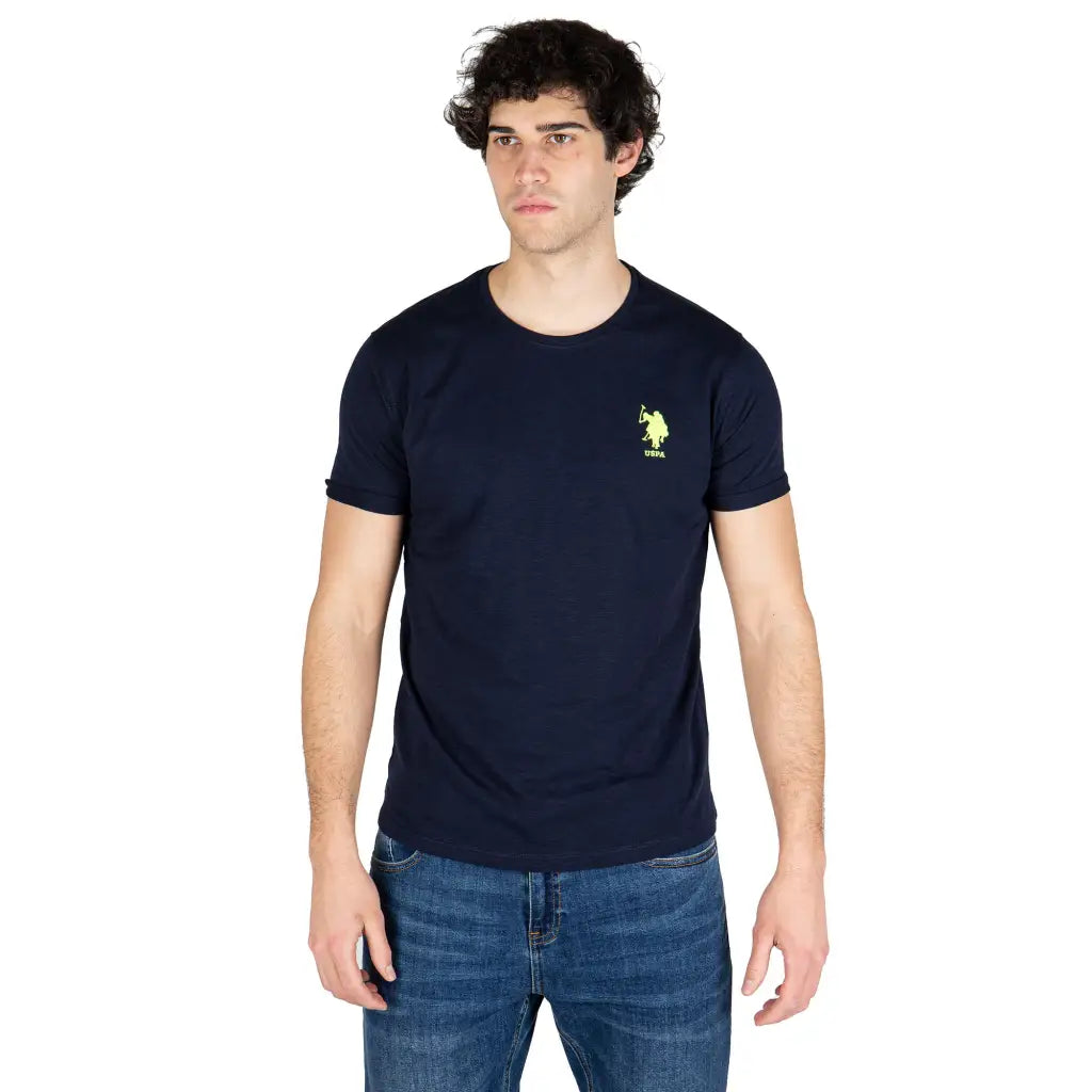 U.S. POLO ASSN. | T-shirt uomo paricollo a mezza manica