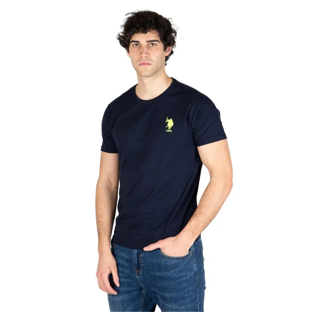 U.S. POLO ASSN. | T - shirt uomo paricollo a mezza manica