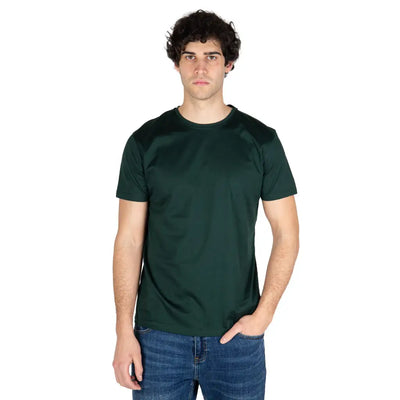 DATCH | T-shirt uomo paricollo a mezza manica in cotone