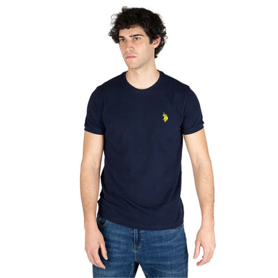 U.S. POLO ASSN. | T-shirt uomo paricollo a mezza manica in